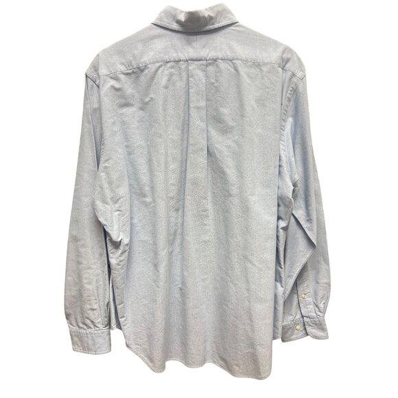 Ralph Lauren Light Blue Cotton Oxford Button Down With Jockey Logo - Picture 8 of 8